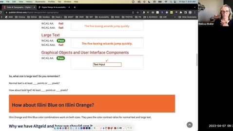 Thumbnail for entry Caffeine Break - Accessible Design for Illini Orange (yes, we can!) - Melissa Waller - Friday, April 7, 2023