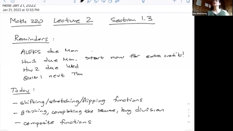Thumbnail for Math 220 F 22 Lecture 2