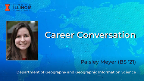Thumbnail for entry Career Conversation: Paisley Meyer