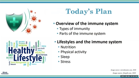 Thumbnail for entry Healthy Behaviors for a Healthy Immune System