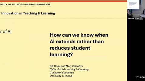Thumbnail for How Can We Know When AI Extends Rather Than Reduces Student Learning?