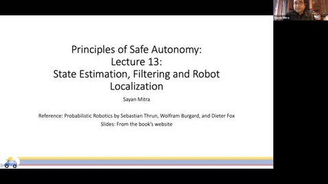 Thumbnail for Safe autonomy (ECE498SM) Lecture 13: Filtering, state estimation
