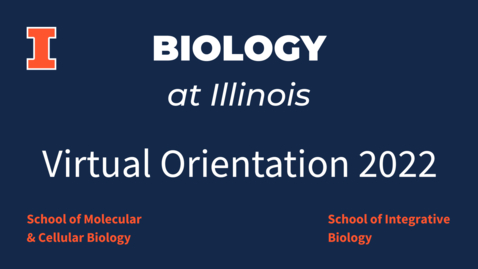 Thumbnail for 2022 Virtual Biological Sciences New Student Orientation