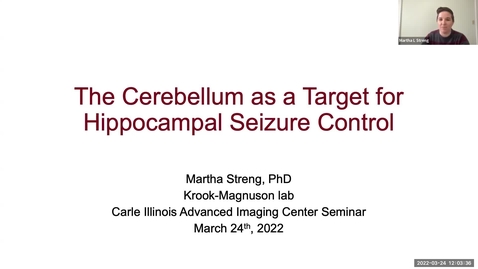 Thumbnail for Martha Streng, PhD  3.24.2022