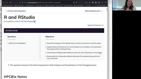 Thumbnail for Episode 2: R and Rstudio