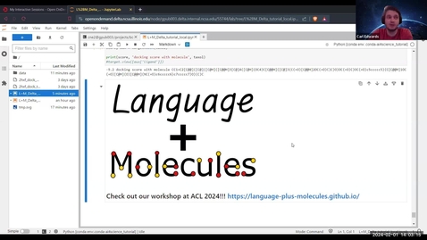 Thumbnail for entry AI for Science using Delta - Session 9: NLP for Chemistry Applications