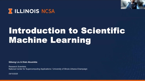 Thumbnail for Introduction to Scientific Machine Learning