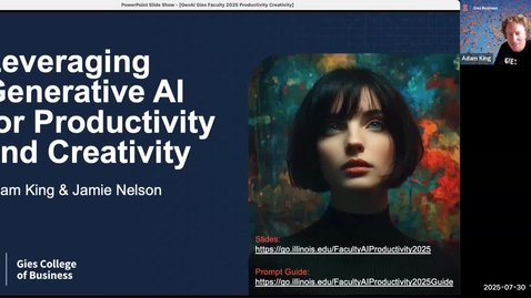 Thumbnail for Leveraging GenAI for Productivity and Creativity at Gies