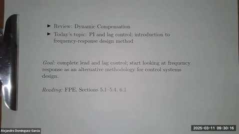 Thumbnail for [ECE 486, SP '24] Lecture 14, 03/11/2025
