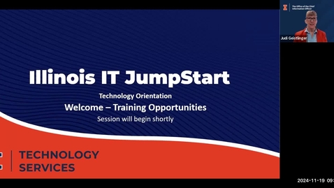 Thumbnail for Illinois IT Jumpstart: Welcome