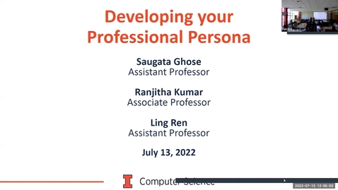 Thumbnail for entry SRP Lunch and Learn: Developing your persona