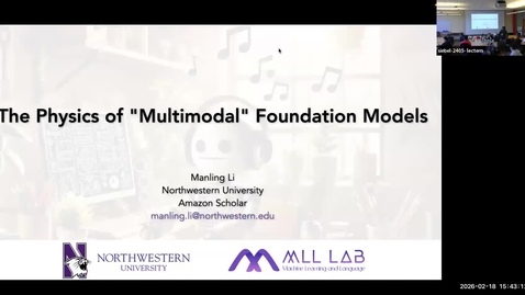 Thumbnail for Colloquium - Manling Li, "Mechanistic Science of Multimodal Models"