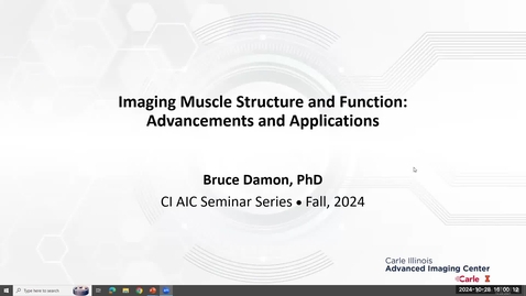 Thumbnail for CI AIC Seminar 2024-10-28 Bruce Damon