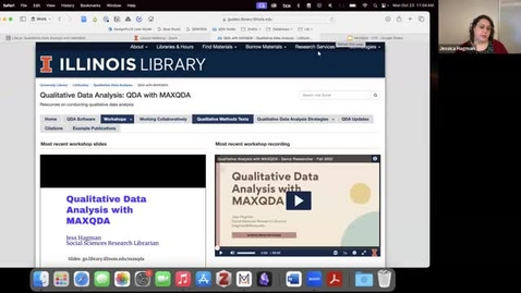 Thumbnail for entry SR– Qualitative Data Analysis with MAXQDA