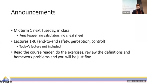 Thumbnail for ECE 484 Lecture 10: localization; state estimation; 