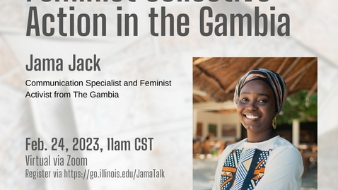 Thumbnail for entry Feminist collective action in The Gambia