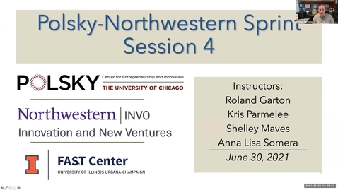 Thumbnail for Polsky Center-Northwestern SBIR Sprint Workshop - Session 4