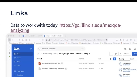 Thumbnail for Savvy Researcher: Analyzing Coded Data in MAXQDA