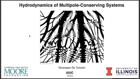 Thumbnail for ICMT Seminar: Giuseppe De Tomasi, UIUC, 10/23/2024