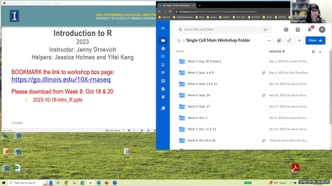 Thumbnail for 10/18/23 - Intro to R
