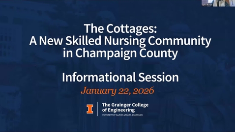 Thumbnail for The Cottages Skilled nursing info session #2 (repeat) - January 22, 2026