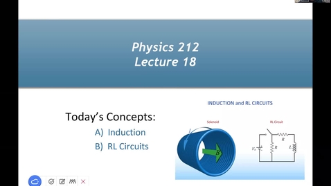 Thumbnail for Lecture # 18 PHYS 212 4 pm Lecture A4 Fall 2020
