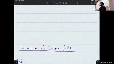 Thumbnail for ECE 484 Lectures: localization and filtering 2