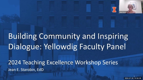 Thumbnail for Building Community and Inspiring Dialogue: Yellowdig Faculty Panel