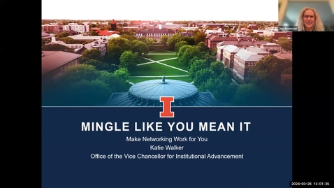 Thumbnail for WIT session: Mingle Like You Mean It (How to make networking work for you)