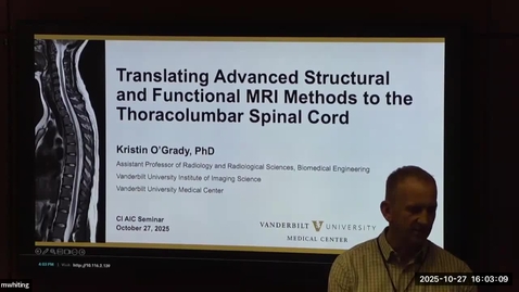 Thumbnail for CIAIC Seminar 2025-10-27 Kristin O'Grady