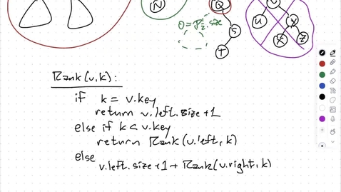 Thumbnail for entry 5. Scapegoat trees, augmented BSTs