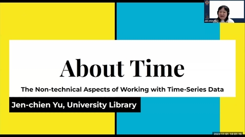 Thumbnail for entry About Time: The Non-technical Aspects of Working with Time-Series Data