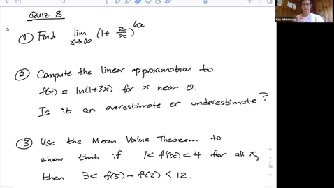 Thumbnail for Math 221 Week 8 problem session