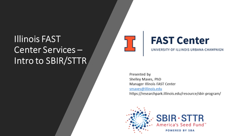 Thumbnail for SBIR/STTR Webinar: SBIR 101 - Introduction to SBIR/STTR