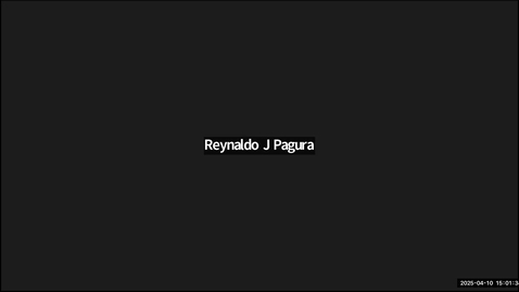 Thumbnail for Reynaldo J Pagura's Zoom Meeting - TRST 410