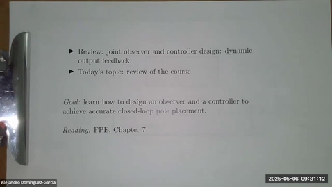Thumbnail for [ECE 486, SP '24] Lecture 27, 05/06/2025