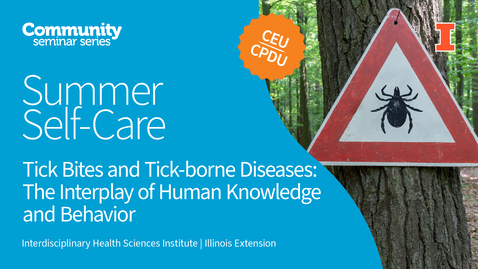 Thumbnail for Tick Bites and Tick-borne Diseases: The Interplay of Human Knowledge and Behavior