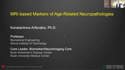 Thumbnail for Konstantinos Arfanakis, PhD  9.26.2022