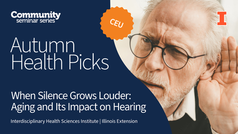 Thumbnail for When Silence Grows Louder: Aging and Its Impact on Hearing