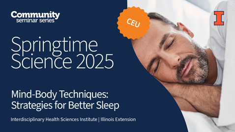 Thumbnail for Mind-Body Techniques: Strategies for Better Sleep