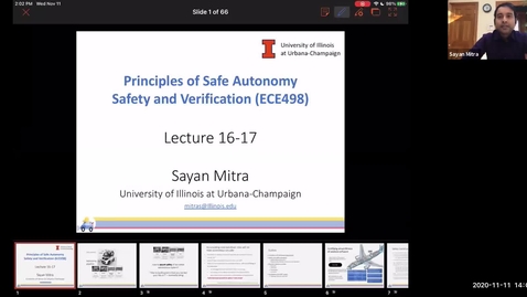 Thumbnail for Safe autonomy (ECE498SM) Lectures