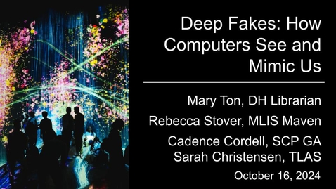 Thumbnail for SR - Deepfakes: How Computers See and Mimic Us Online