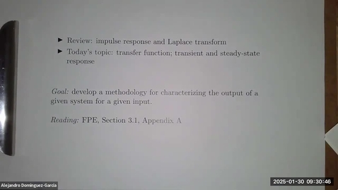 Thumbnail for [ECE 486, SP '24] Lecture 4, 01/30/2025