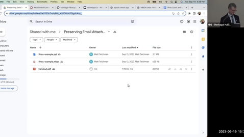 Thumbnail for Preserving Email Attachments with Attachment Converter - iPRES Workshop HH1