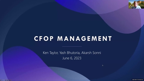Thumbnail for G1 - CFOP Management: IT Pro Forum Spring 2023 - Spring 2023 IT Pro Forum