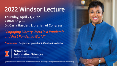 Thumbnail for 2022 Windsor Lecture: Dr. Carla Hayden