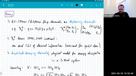 Thumbnail for entry MATH 595 Quantum channels I: Tuesday, Feb 16