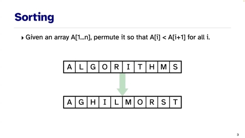 Thumbnail for Sorting talk at ACM SIGMA / SIAM
