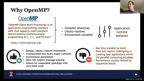Thumbnail for Intro to Shared Memory Parallel Computing with OpenMP Workshop - October2023