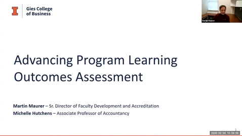 Thumbnail for Advancing Program Learning Outcomes Assessment - 2/4/2025